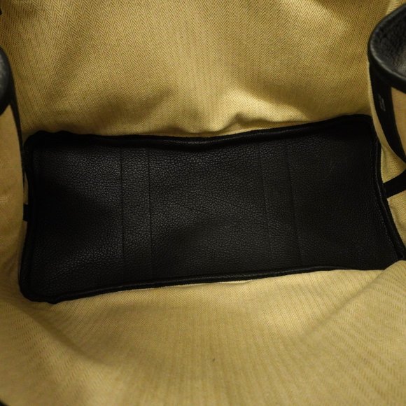 HERMES Garden Negonda Black L Engraved Handbag - Picture 4 of 10